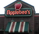 Welcome to mediocrity. Applebee's sign
