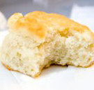 Fluffy white biscuit