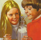Young boy and girl smoking pot