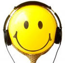 These eyes roll more than you know. Smiley face in telemarketer gear