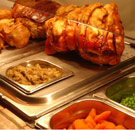 Carvery buffet meat