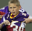 Fair weather fan changing jersey