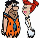 Fred and Wilma Flinstone