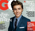 GQ magazine cover with Zac Efron