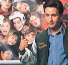 Gordon Bombay making fun of the Mighty Ducks hockey team