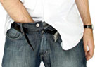 Guy hand down pants