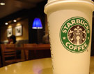 Starbucks cup on table