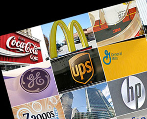 Top companies in America - corporate logo images