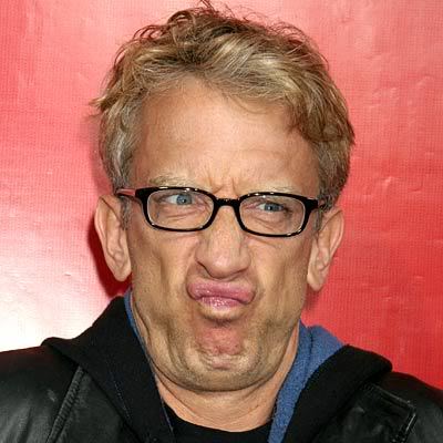 Andy Dick making disgusting face