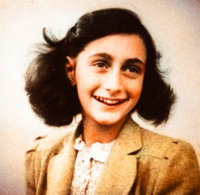 Color photo of Anne Frank