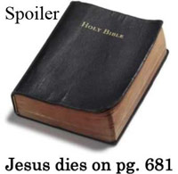 Bible with spoiler warning