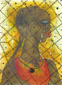 Painting of an ancient African woman