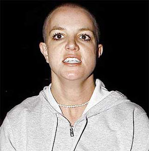 Britney Spears bald