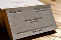 Ivory business card
