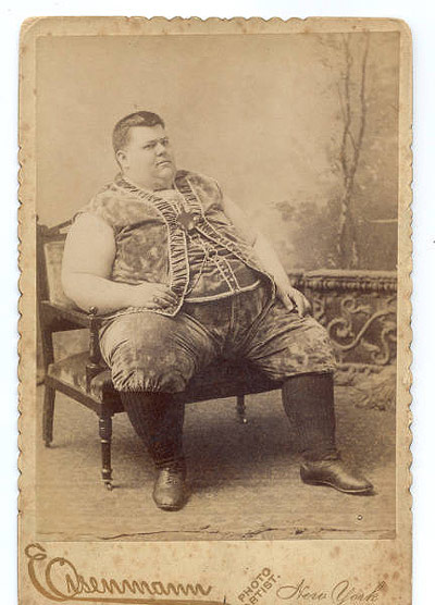 Chauncy Morlan - fat circus freak