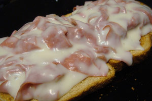 Cream chipped beef on toast