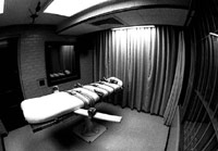 Death penalty bed for lethal injection
