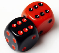 Two six-sided dice