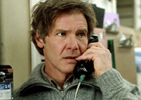Harrison Ford on the phone in The Fugitive movie