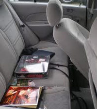 Gangsta lean car seat all the way back