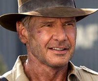 Indiana Jones with famous hat on