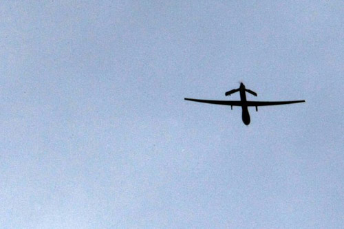 U.S. drone captured over Iran in the sky airspace