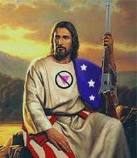 Jesus soldier in America
