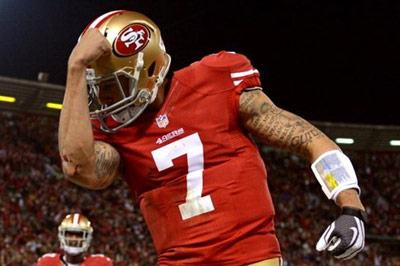 Kaepnernick 49ers rushing touchdown