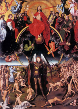 The Last Judgment Trip to Purgatory painting