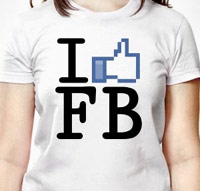 I Like Facebook tshirt