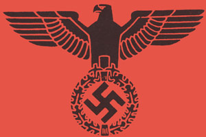 Nazi swastika with eagle