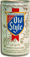 Old Style canned beer