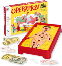 Operation game board