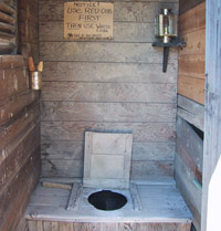 Village outhouse