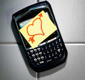 Phone sex heart post-it note