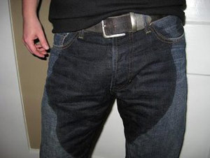 Guy who peed in his jeans