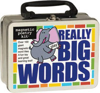 Really big words Magnetic Poetry box