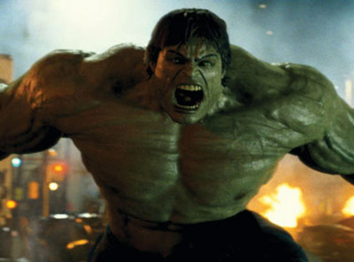 The Incredible Hulk is angry