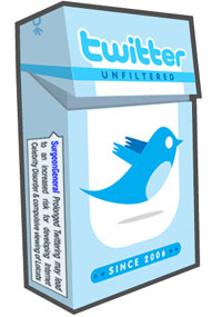Twitter cigarette box
