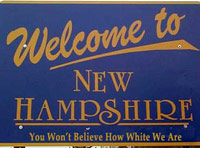 Welcome to New Hampshire: You Won't Believe How White We Are!