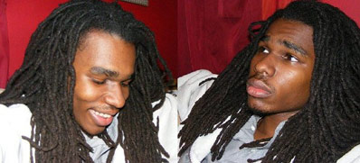 Two-faced black person