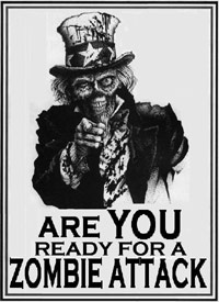 Zombie Attack preparation poster