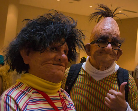 Bert and Ernie soul sucking cosplay