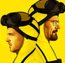 Breaking Bad - Walt and Jesse in lab coats