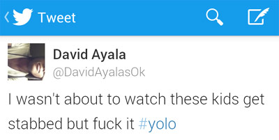David Ayala tweet
