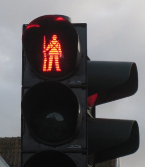 German crosswalk signal