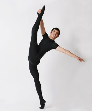 Male ballet dancer pirouette