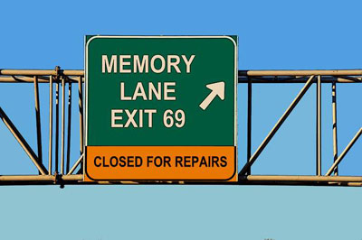Memory Lane 69 highway sign