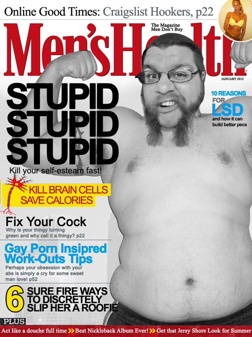 Men's Health magazine parody