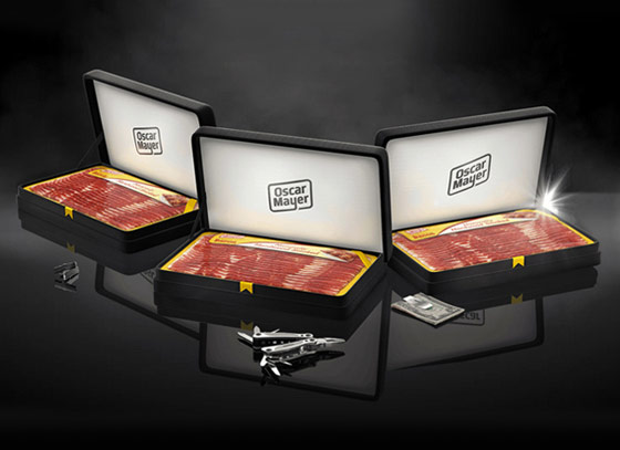 Oscar Meyer bacon boxes